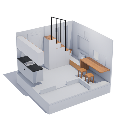 "Bulacan Unit: Suite Furniture Upgrade  (Home Office/Dining Furniture, Living Nook Furniture, Storage Furniture and Kitchen Cabinetry)"